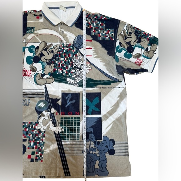 Disney Gray and Black Casual Button Down Shirt - Picture 8 of 17